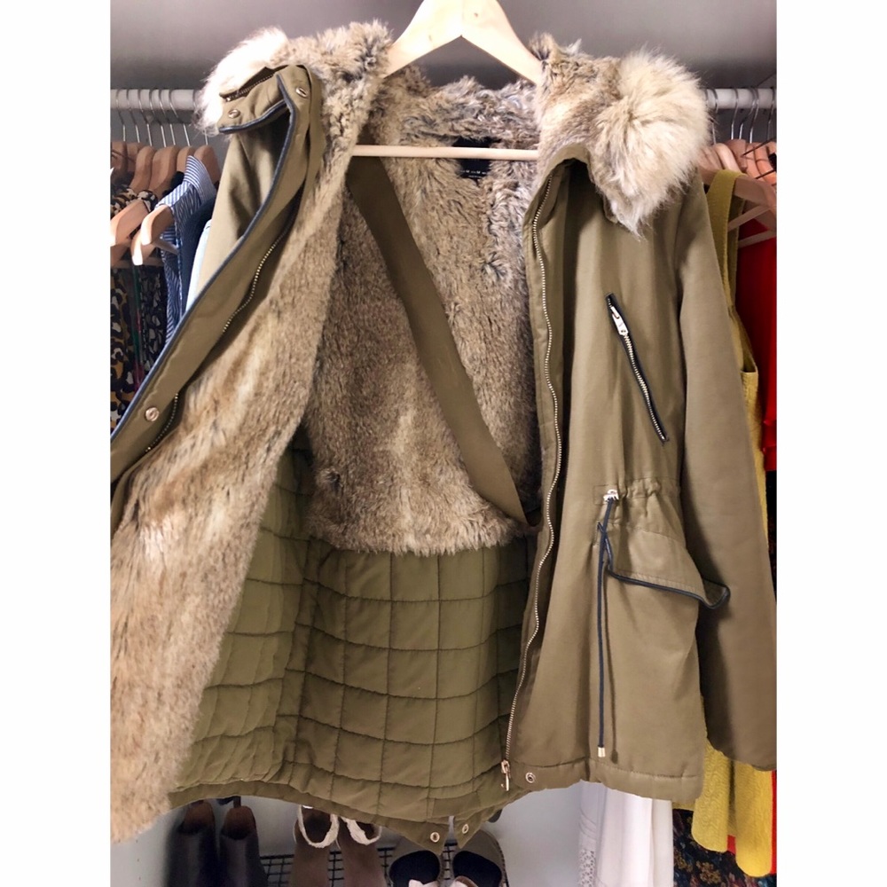 Zara Green Parka